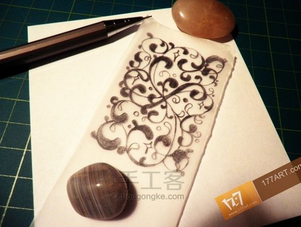 橡皮章雕花艺术手工DIY制作教程—YUKI 第4步