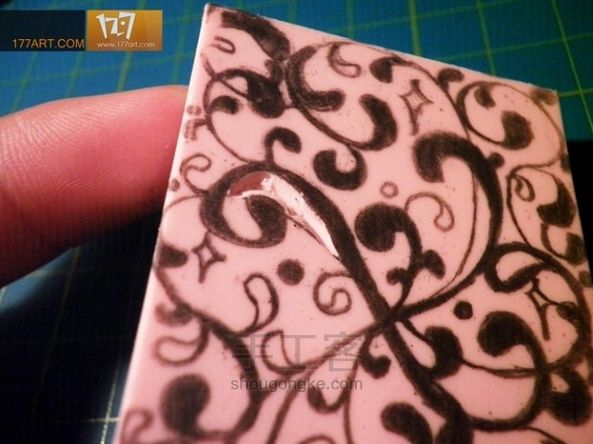橡皮章雕花艺术手工DIY制作教程—YUKI 第10步