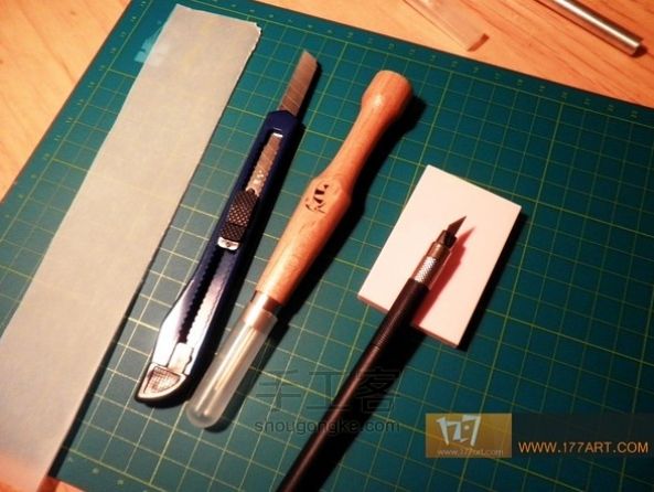 橡皮章雕花艺术手工DIY制作教程—YUKI 第1步