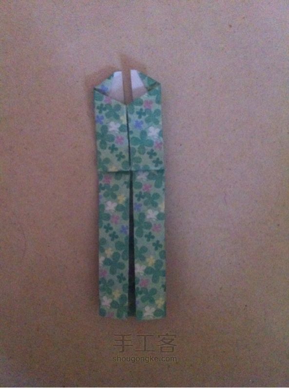 折纸裙子👗详 第13步