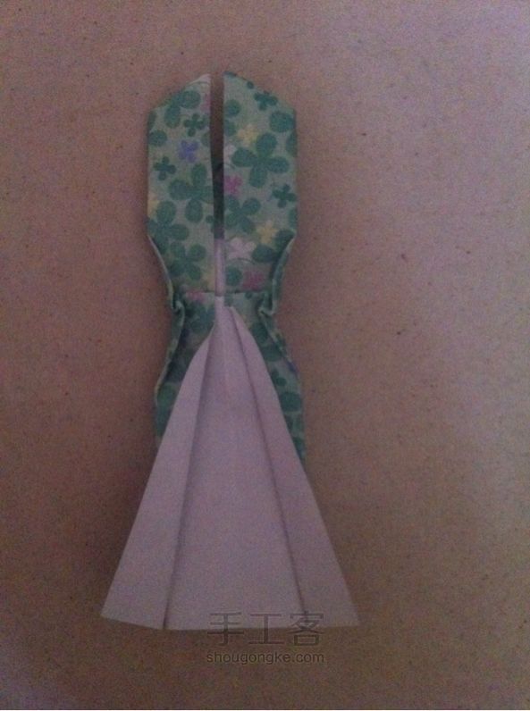 折纸裙子👗详 第15步