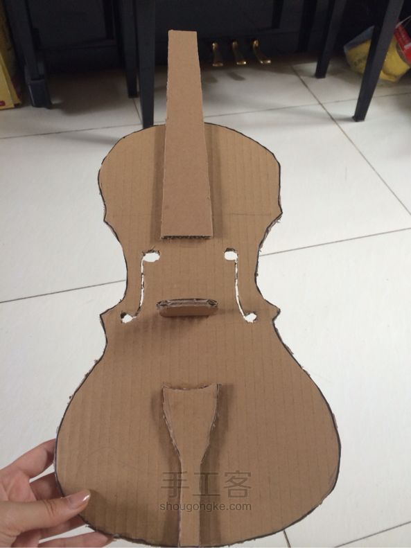 废纸箱变小提琴！！🎻 第5步
