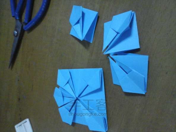 小花篮折纸教程 第6步