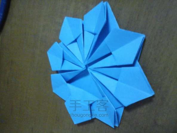 小花篮折纸教程 第8步