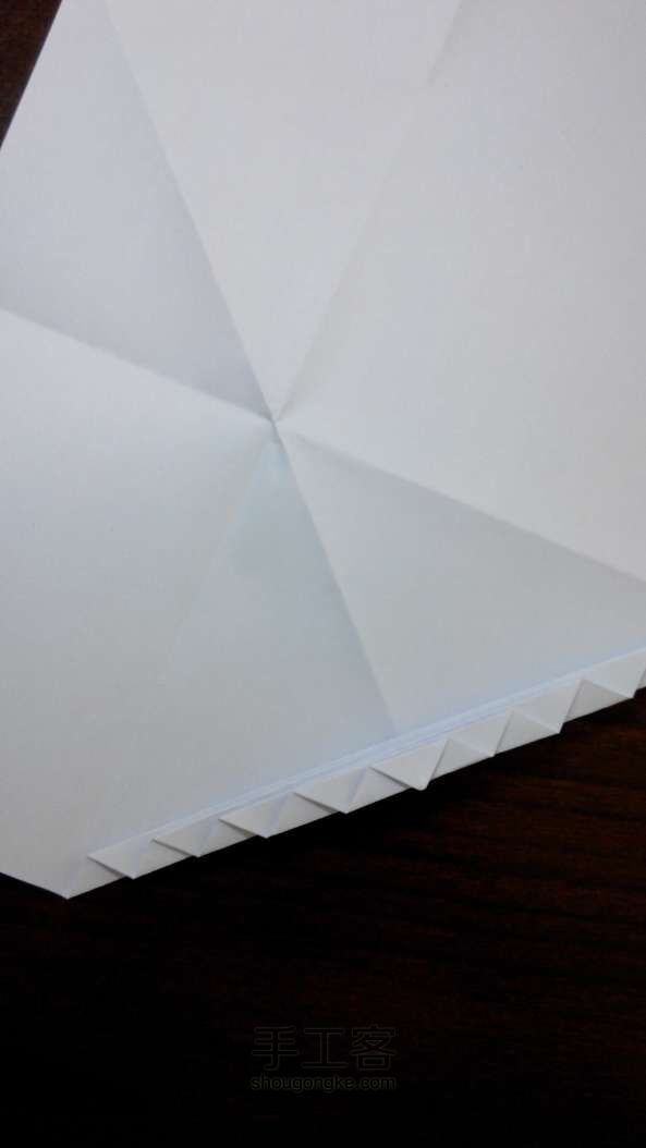 一张A4纸折叠带羽毛的信封！ 第10步