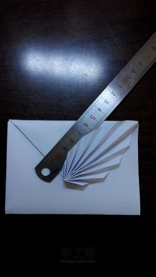 一张A4纸折叠带羽毛的信封！ 第18步