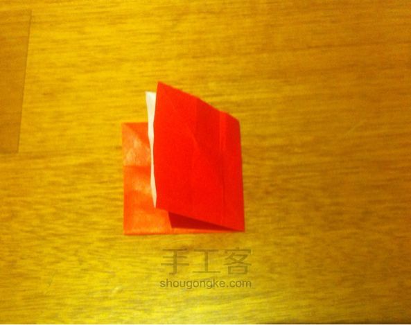 玫瑰盒手工折纸教程 第3步