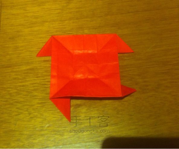 玫瑰盒手工折纸教程 第13步