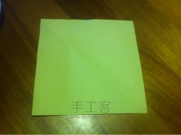 折纸蚚蜴手工制作教程 第1步