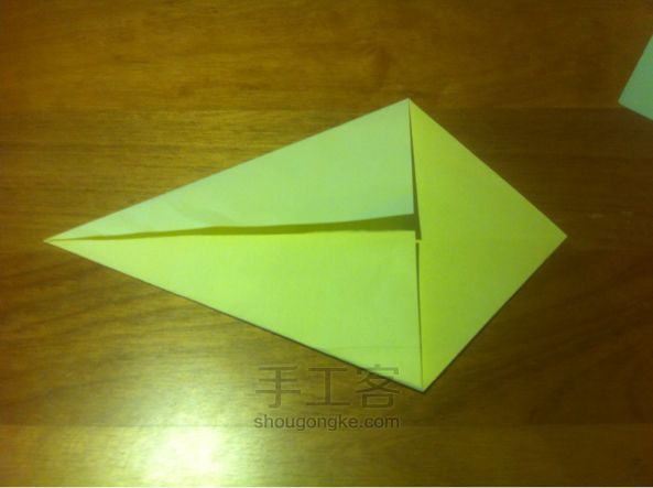 折纸蚚蜴手工制作教程 第2步
