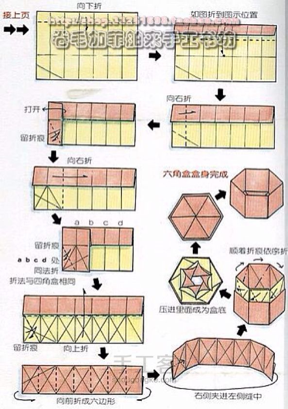 巧手折礼盒教程 第21步