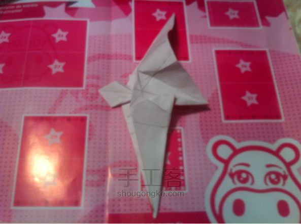 海鸥折纸手工教程 第26步