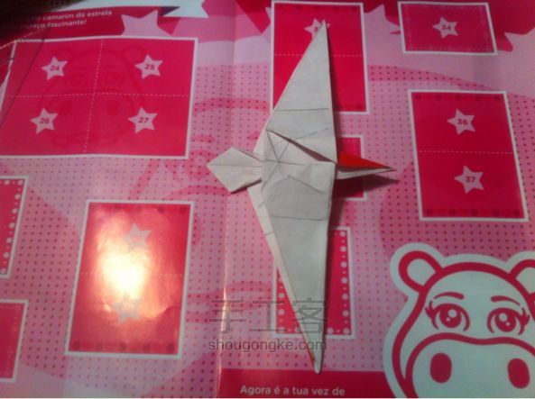 海鸥折纸手工教程 第27步