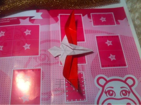 海鸥折纸手工教程 第31步