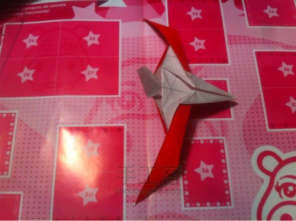 海鸥折纸手工教程 第32步
