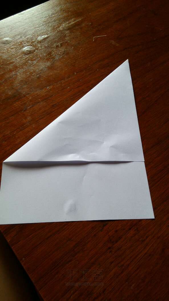 爱心折纸教程 第2步