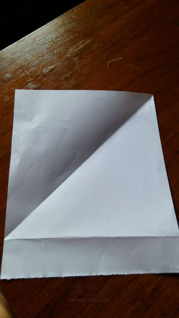 爱心折纸教程 第5步