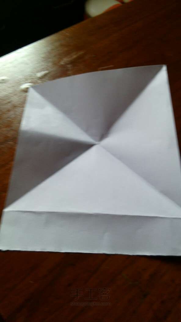 爱心折纸教程 第6步