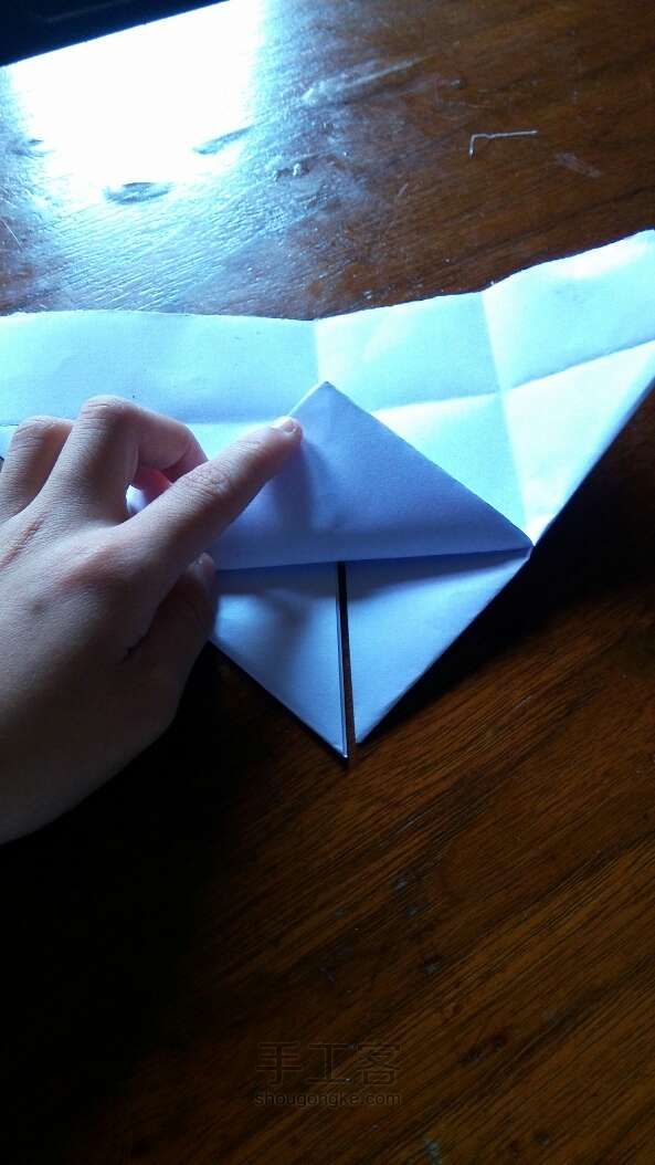 爱心折纸教程 第11步