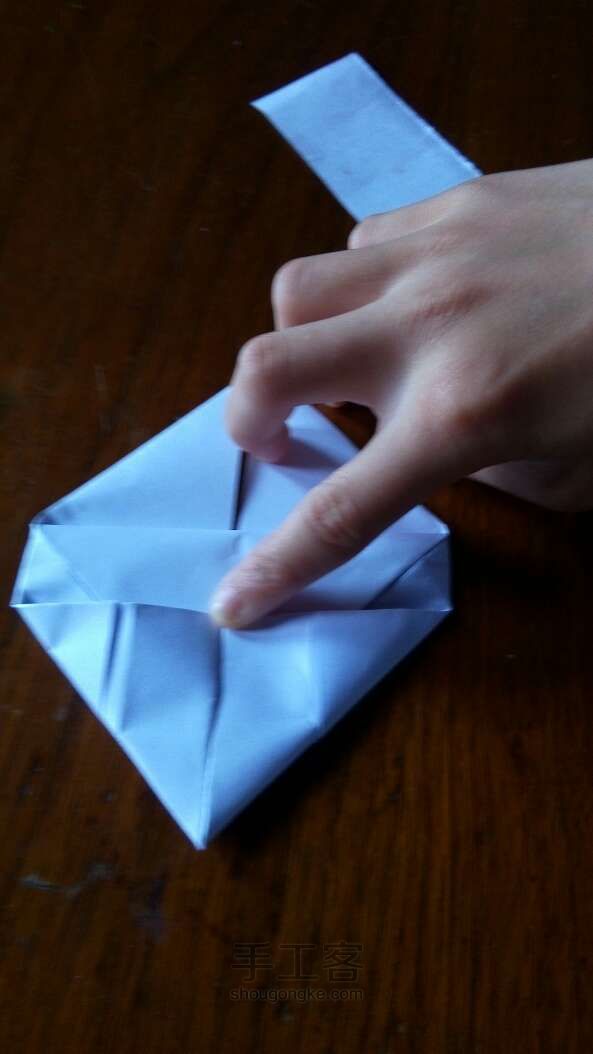 爱心折纸教程 第14步
