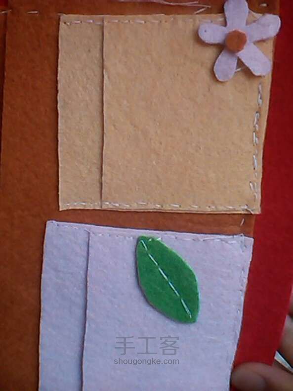 童话钱包-小红帽 手工diy 第32步