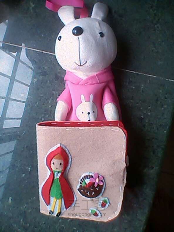 童话钱包-小红帽 手工diy 第39步