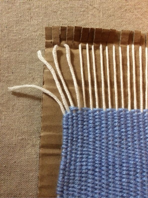 纸板织布机——简易却很实用！ 第11步