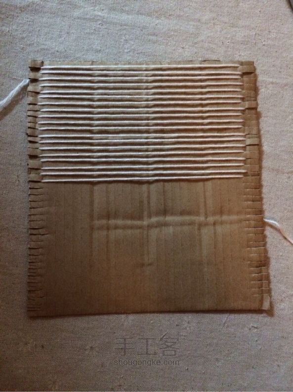 纸板织布机——简易却很实用！ 第2步