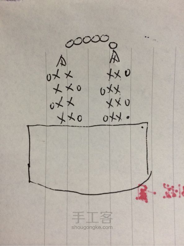 钩织包包——草编娃用 手工制作 第13步