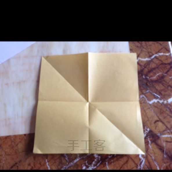 可爱盒子折纸教程 第2步