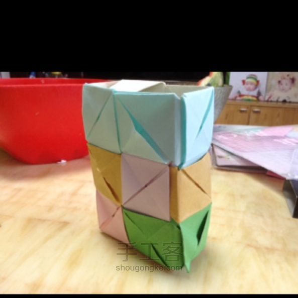 可爱盒子折纸教程 第12步