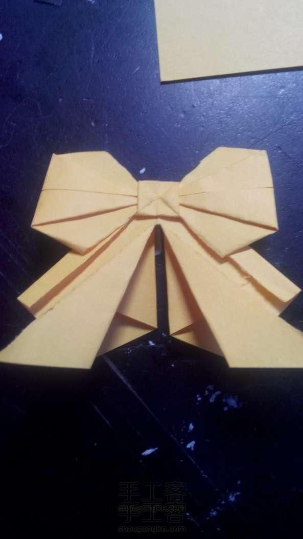 蝴蝶结装饰 折纸教程
