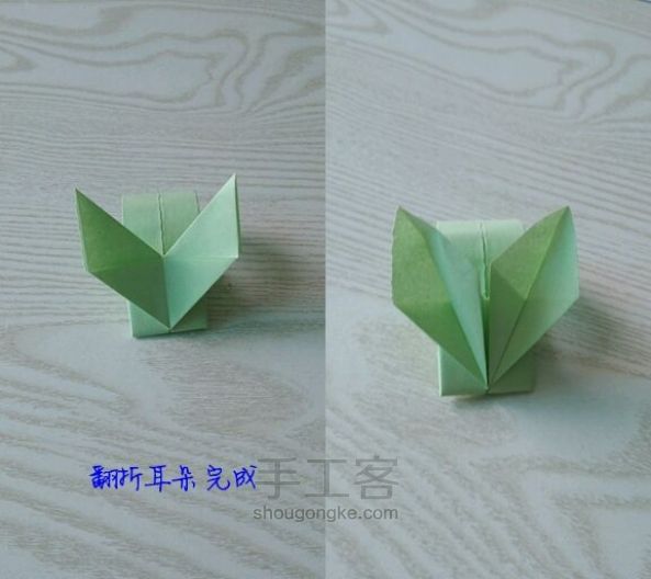 教你做抽象的小兔纸  折纸教程 第14步