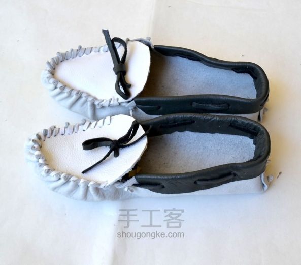自制软质皮鞋 手工制作 第11步