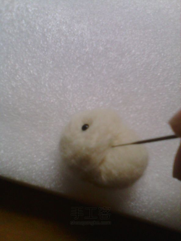 简单又可爱的羊毛毡仓鼠制作图解~ 第7步