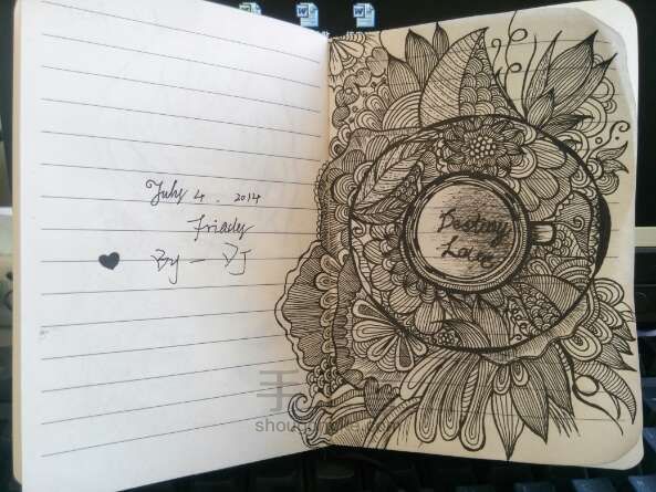 创意手工 瓶盖画 生硬开出繁花~ 第7步