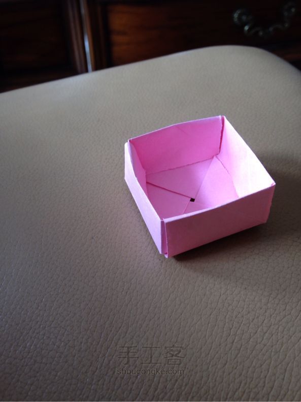 我来补充一下糖果盒折纸的拼接教程 第20步