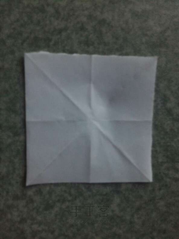 折鱼方法 折纸diy教程 第2步