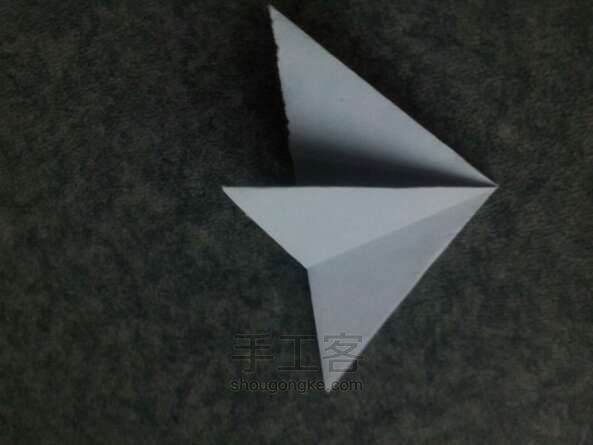 折鱼方法 折纸diy教程 第4步