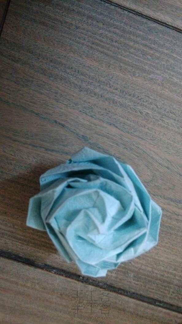 贝利尔玫瑰折纸教程
