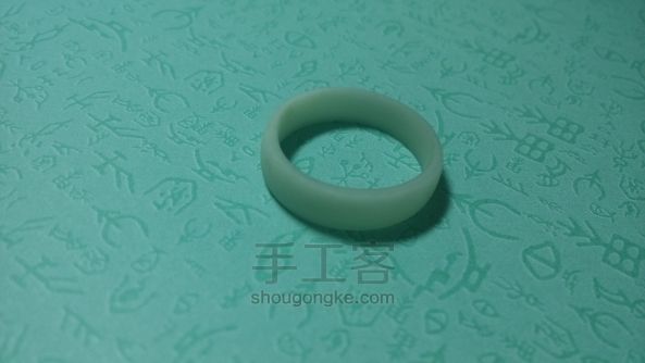 纯手工象牙果戒指 手工制作教程 第4步