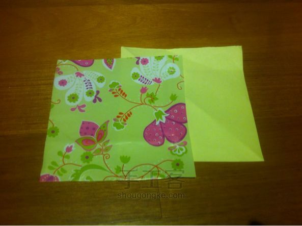 糖果盒折纸手工教程 第1步