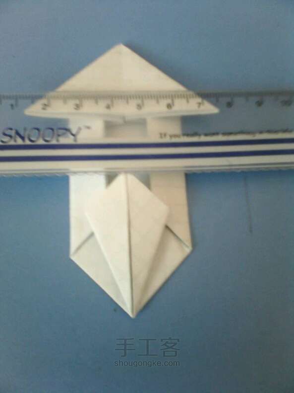 折纸飞船方法 第17步