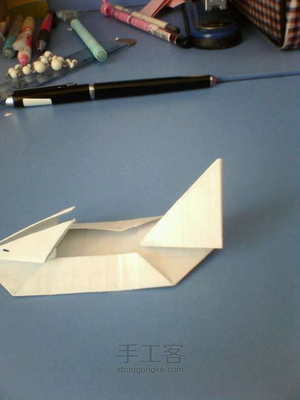 折纸飞船方法 第24步