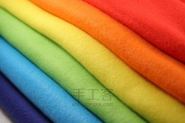 彩虹围巾 第1步