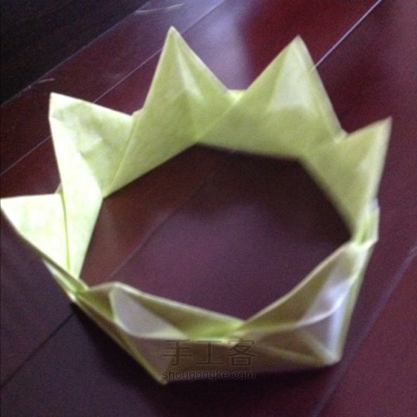 折纸小皇冠，很cute哟！ 第12步