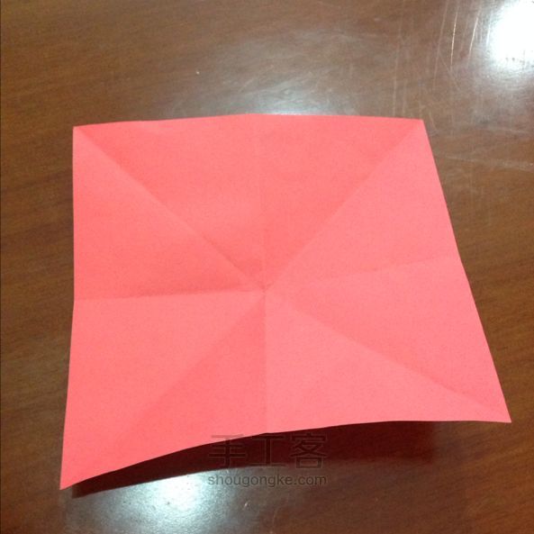 魔术彩环 手工折纸diy教程 第1步