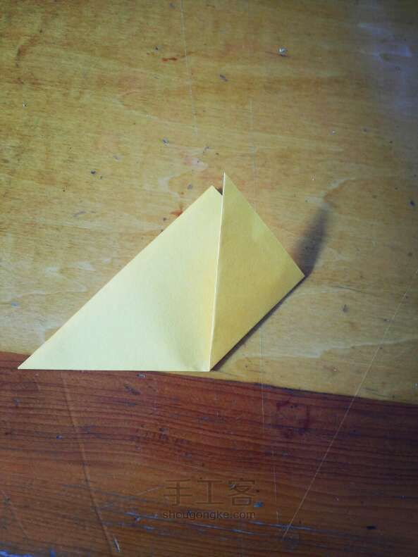手工折纸樱花 教程 第3步