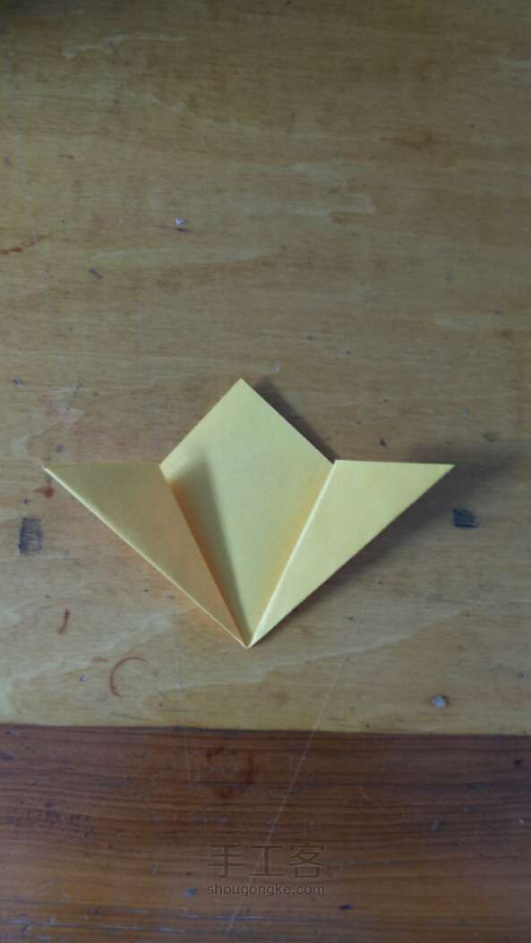 手工折纸樱花 教程 第6步