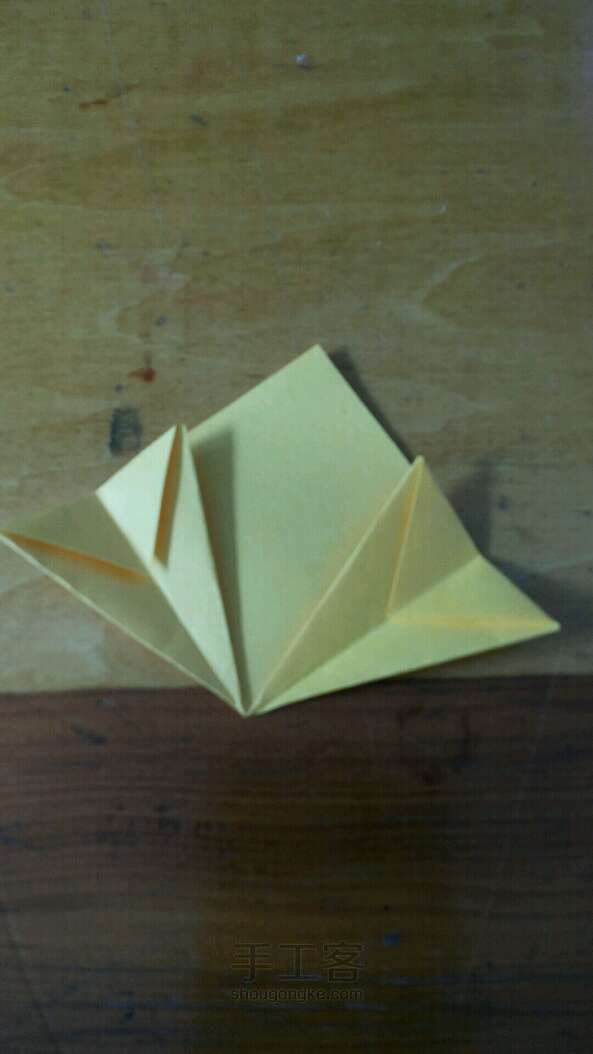 手工折纸樱花 教程 第8步